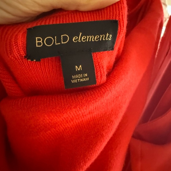 New BOLD elements Vibrant Red Knit dress - Picture 11 of 11